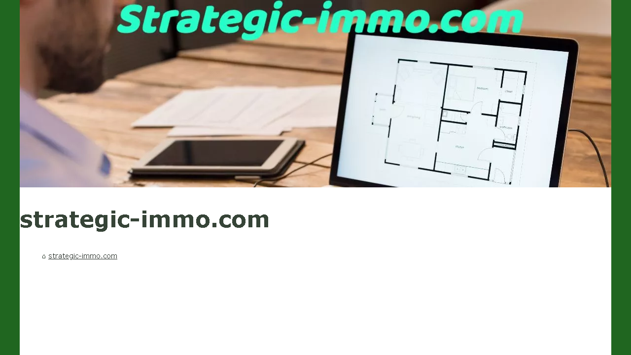 Capture d'écran de http://www.strategic-immo.com/ 